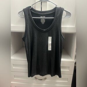 Nine West Black Tank Top Casual Style